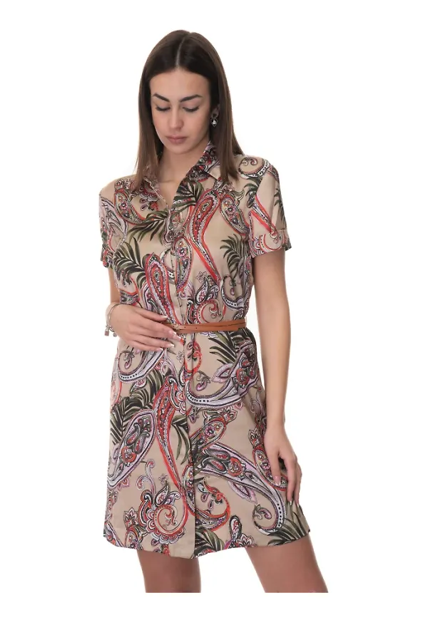 Liu Jo Chemisier dress Flerfärgad, Dam