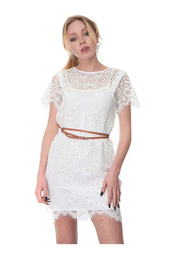 Liu Jo Dress Vit, Dam