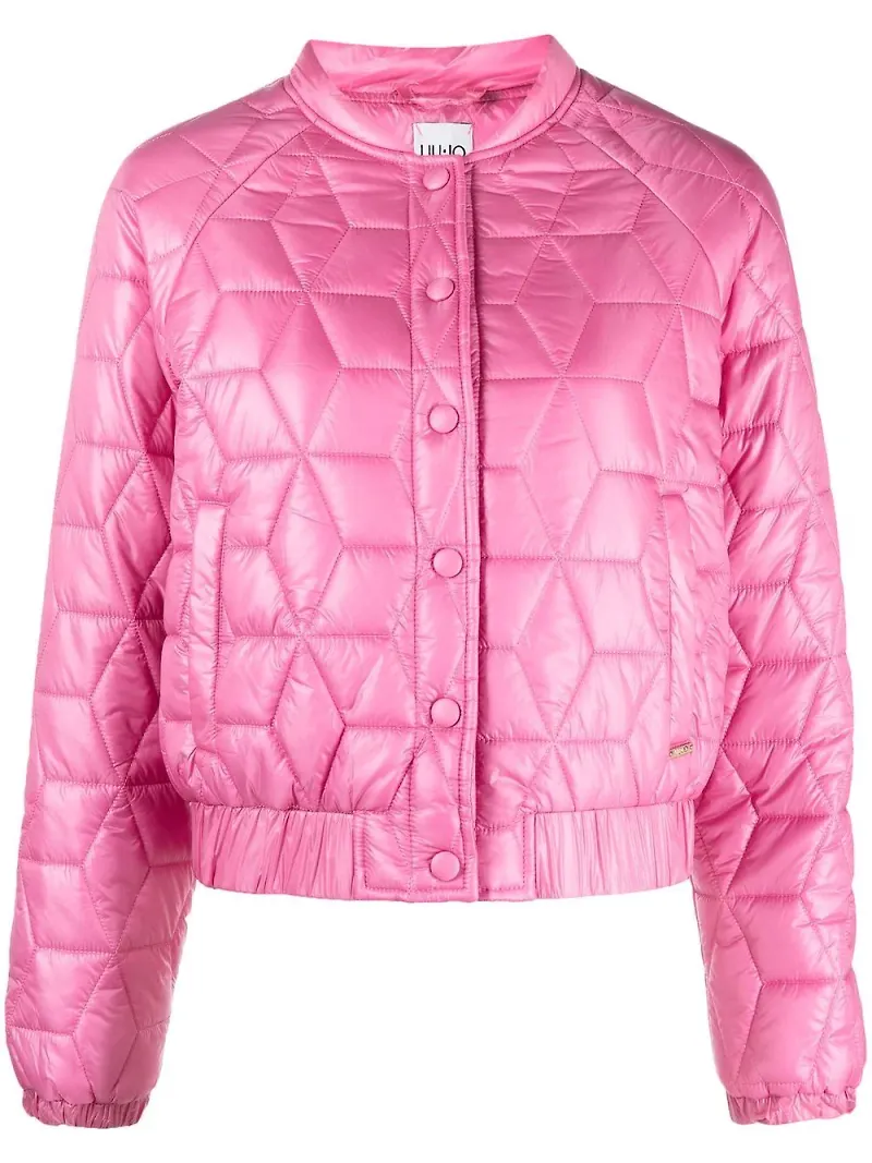 LIU JO dunjacka med quiltad finish - Rosa
