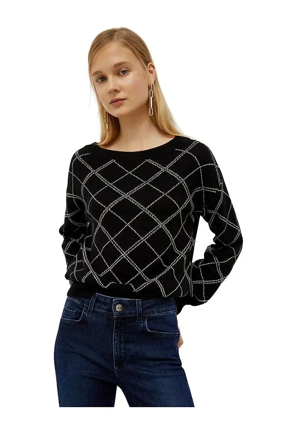 Liu Jo Round-neck Knitwear Svart, Dam