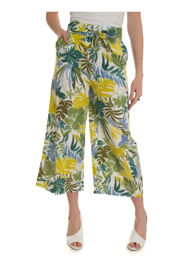 Liu Jo Wide trousers Grön, Dam