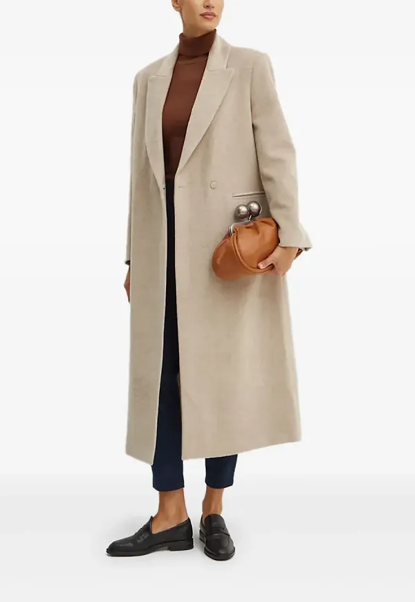 Liviana Conti double-breasted wool coat - Neutral