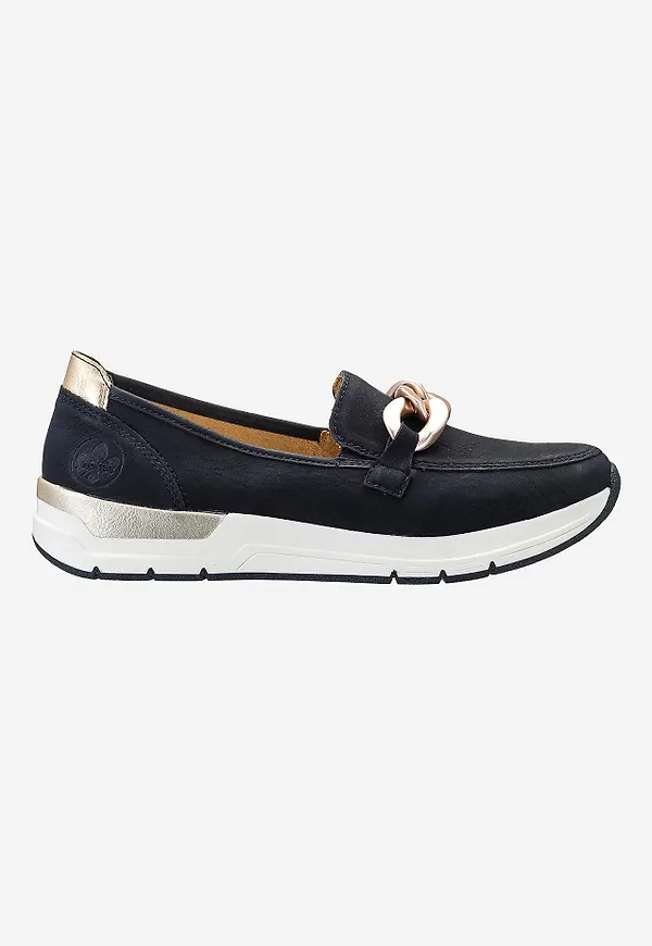 Loafer med spänne