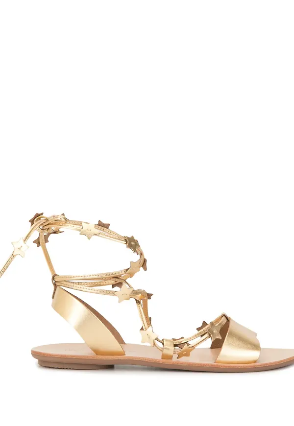 Loeffler Randall Starla sandaler - Guldfärgad