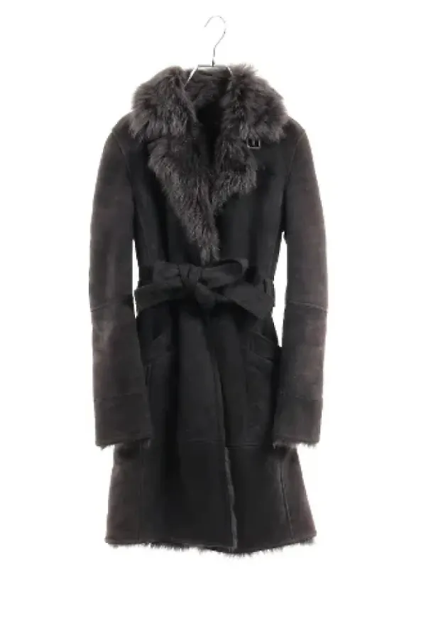 Loewe Pre-owned Pre-owned Läder ytterklder Svart, Dam
