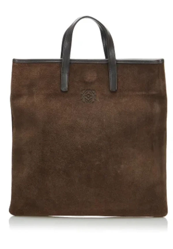 Loewe Pre-owned Pre-owned Läder handvskor Brun, Dam