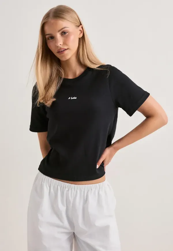 Lois Jeans - Svart - Cherry Tee