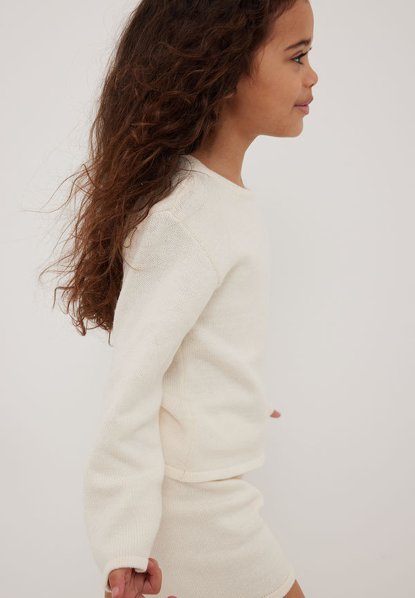 Lojsan Wallin x NA-KD Stickad topp - Offwhite