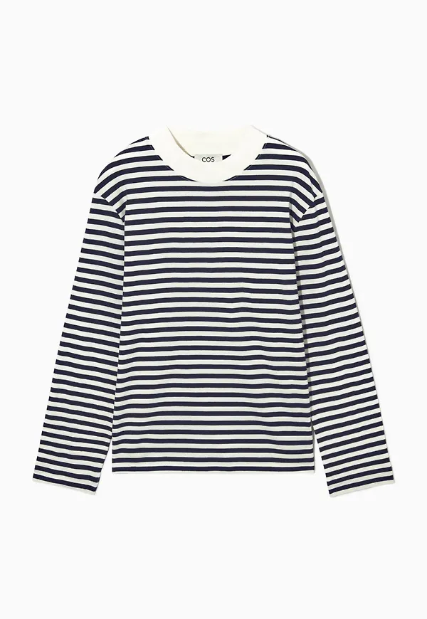 LONG-SLEEVED MOCK-NECK T-SHIRT