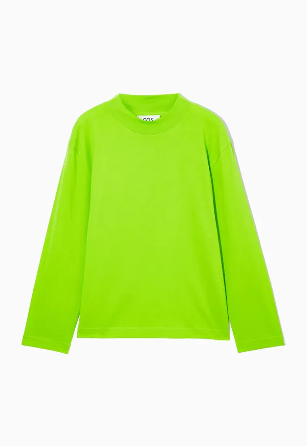 LONG-SLEEVED MOCK-NECK T-SHIRT