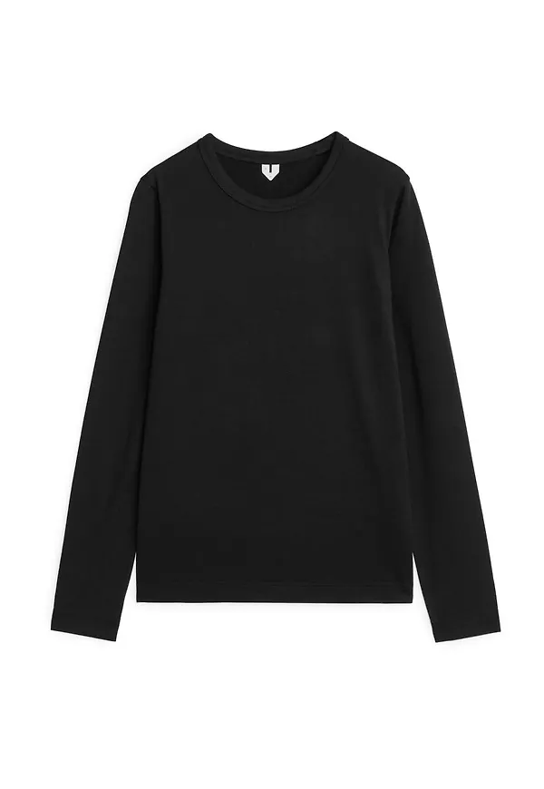 Long-Sleeved T-Shirt - Black