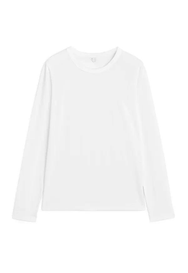 Long-Sleeved T-Shirt - White