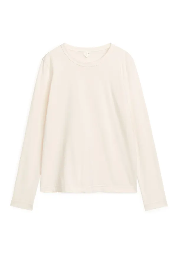 Long-Sleeved T-Shirt - White
