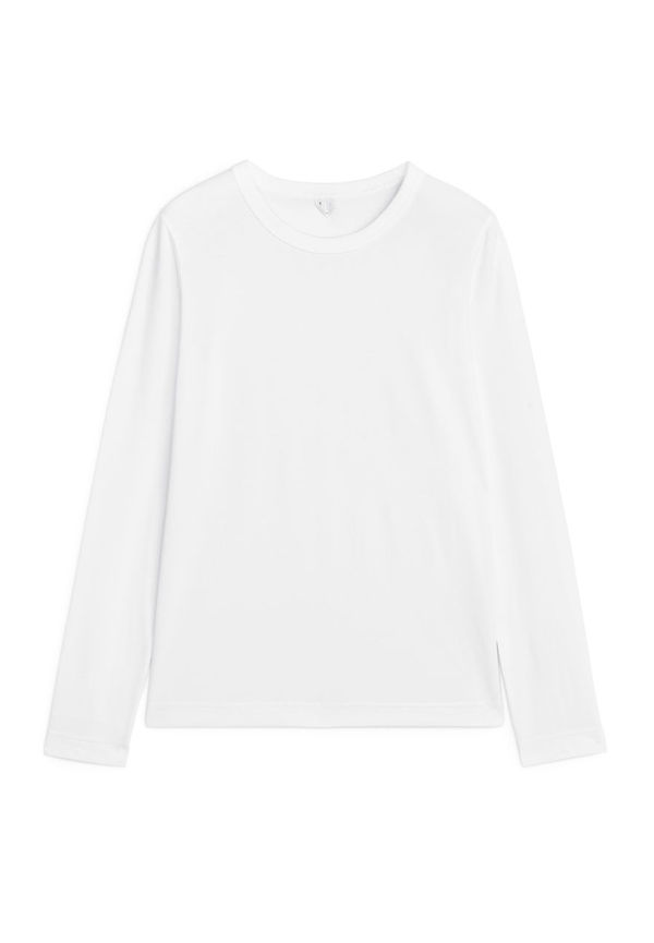 Long-Sleeved T-Shirt - White