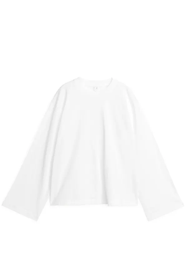 Long-Sleeved T-Shirt - White