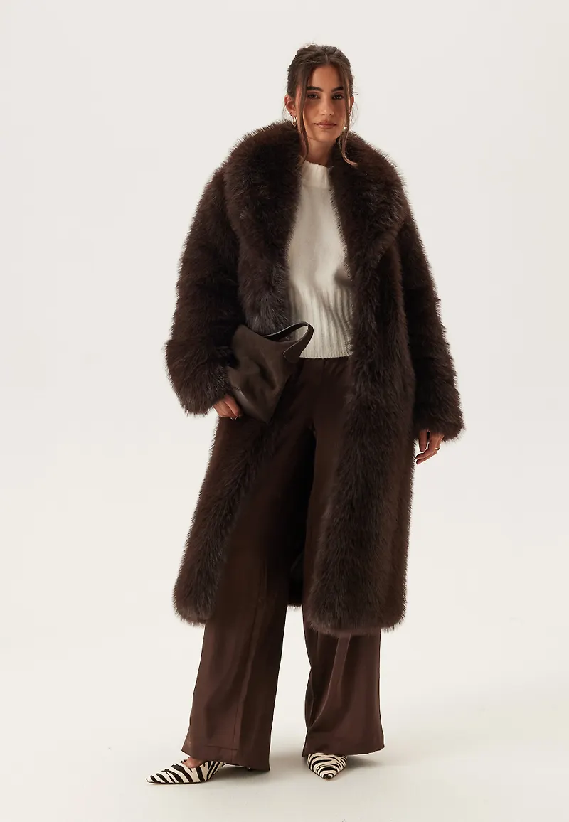 Long Faux Fur Coat