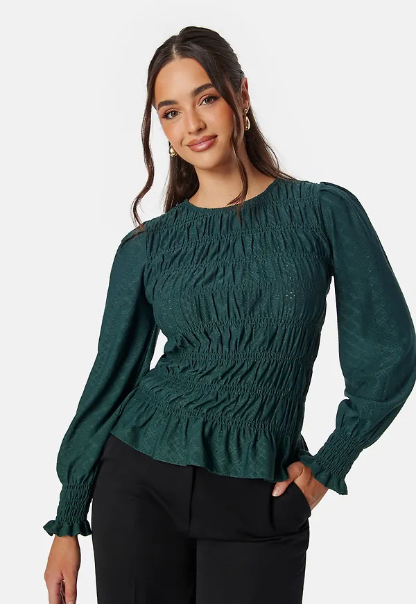 Long Sleeve Smock Top