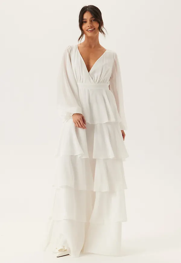 Long Sleeve Tiered Maxi Dress