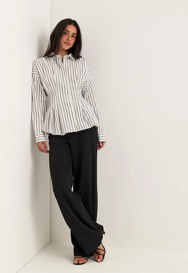 Long Sleeve Waist Shirt
