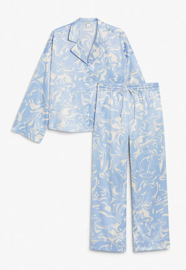 Long sleeved pyjama set - Blue