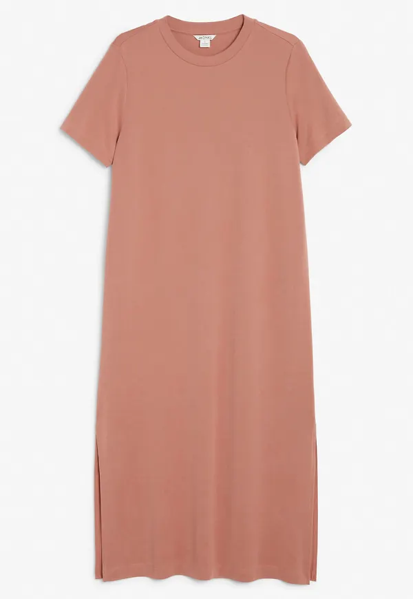 Long t-shirt dress - Orange