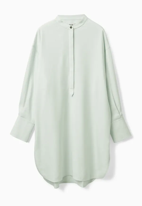 LONGLINE CURVED-HEM TUNIC