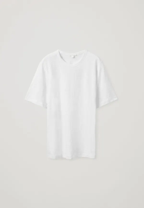 LONGLINE LINEN T-SHIRT