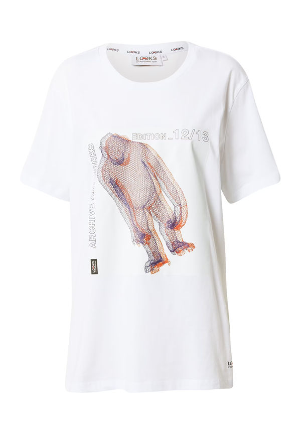 LOOKS by Wolfgang Joop T-shirt mörkblå / röd / svart / vit