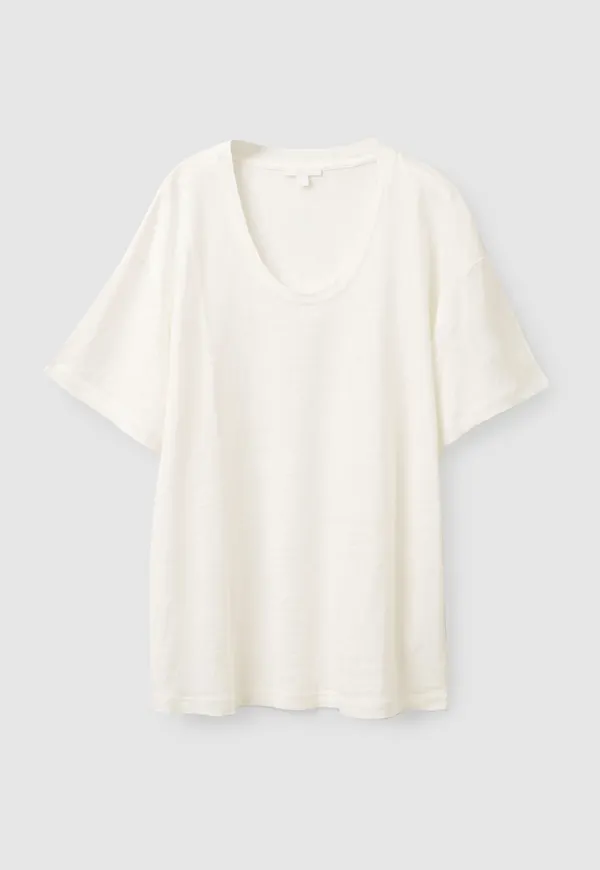 LOOSE-FIT LINEN T-SHIRT