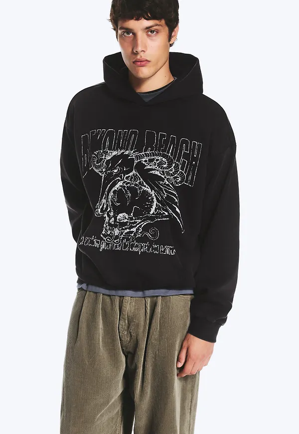 Loose Fit Graphic Hoodie