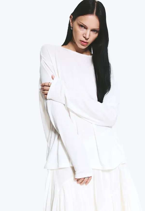 Loose Long-Sleeved T-Shirt