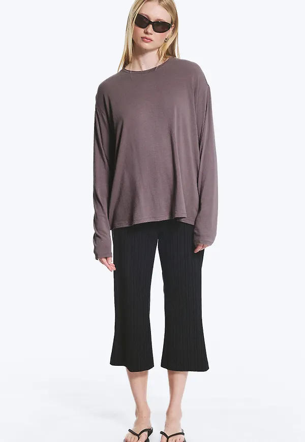 Loose Long-Sleeved T-Shirt