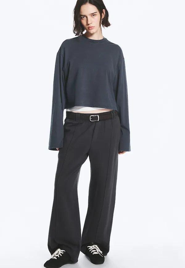 Loose Pleated Joggers