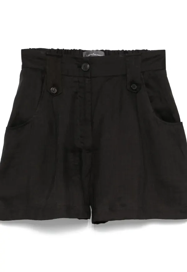 Lorena Antoniazzi Ramie shorts - Svart
