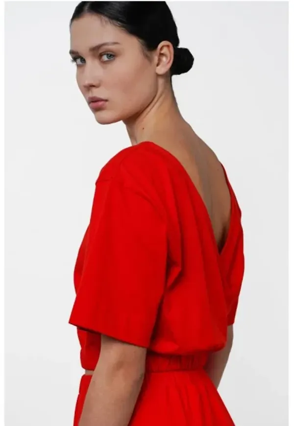 Lorna Top - Scarlet
