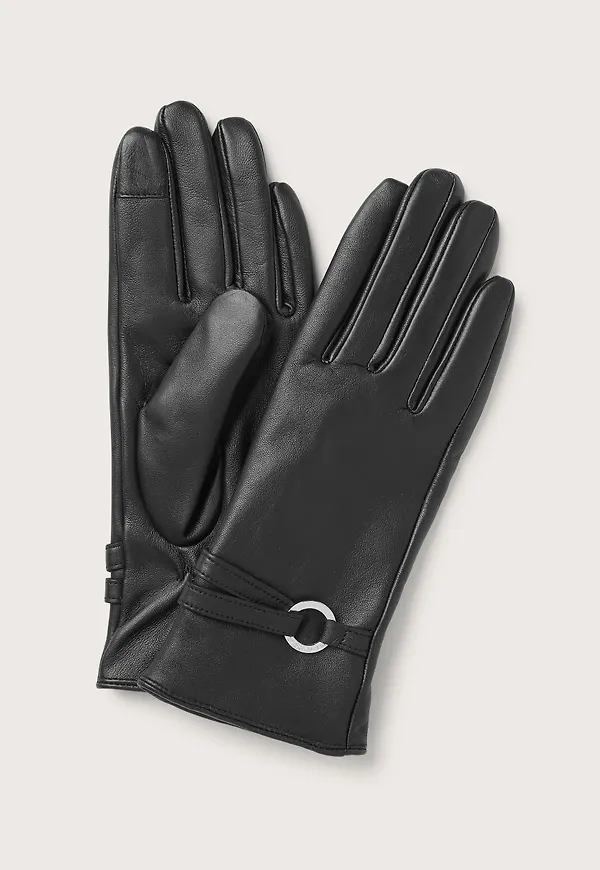MQ Marqet Stockh lm Lou Leather Glove Handskar Black Dam S