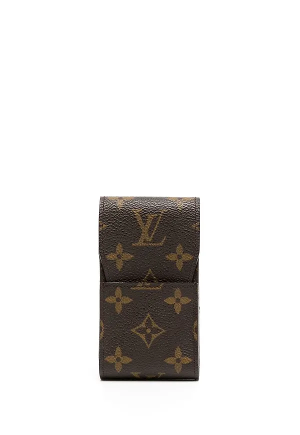 Louis Vuitton 2001 pre-owned monogram cigarette case - Brun