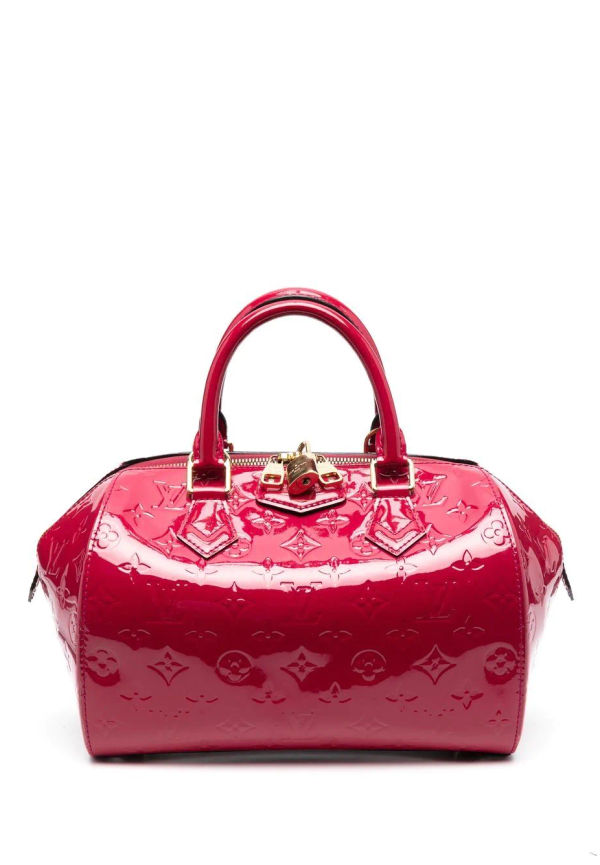 Louis Vuitton 2014 pre-owned Vernis Monogram Montana handbag - Röd