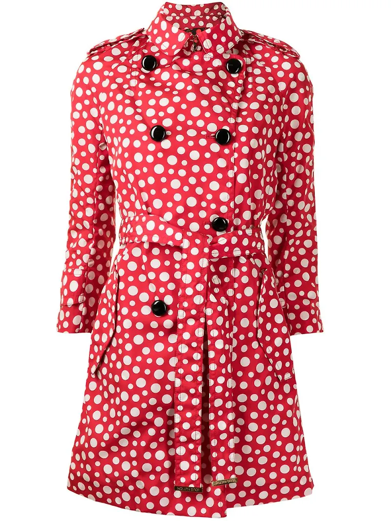 Louis Vuitton Pre-Owned Dots Infinity Yayoi Kusama trenchcoat - Röd