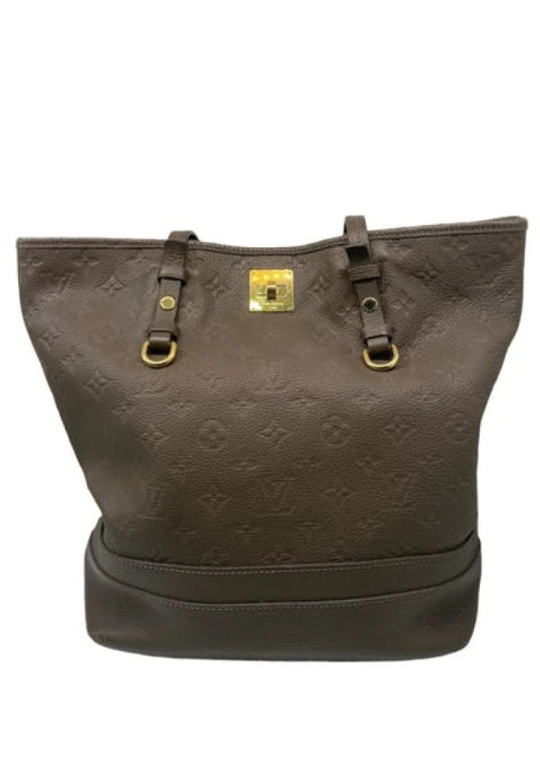 Louis Vuitton Vintage Förägda citadiner Brun, Dam