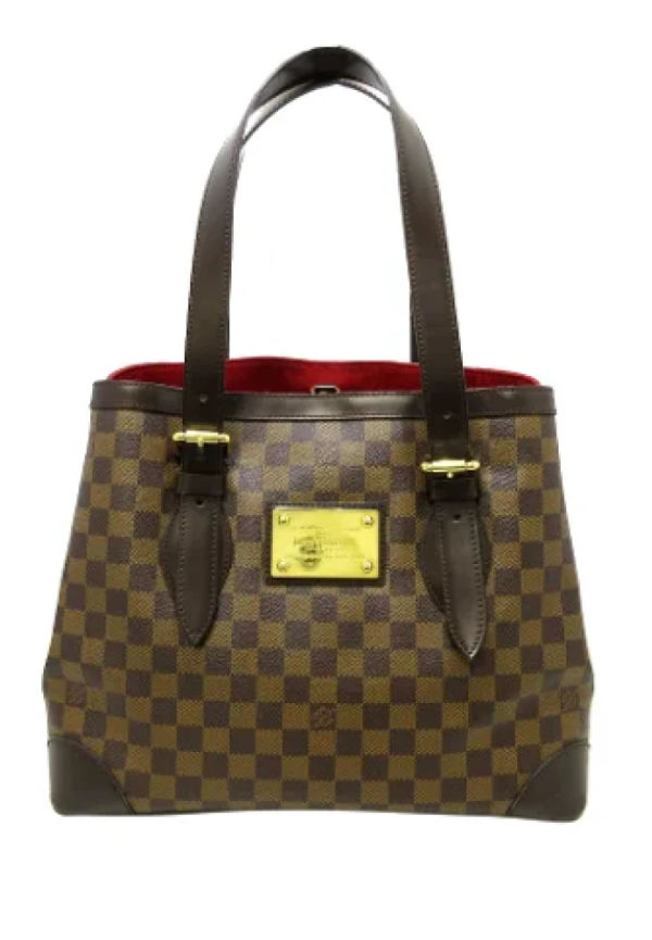 Louis Vuitton Vintage Pre-owned Canvas handvskor Brun, Dam
