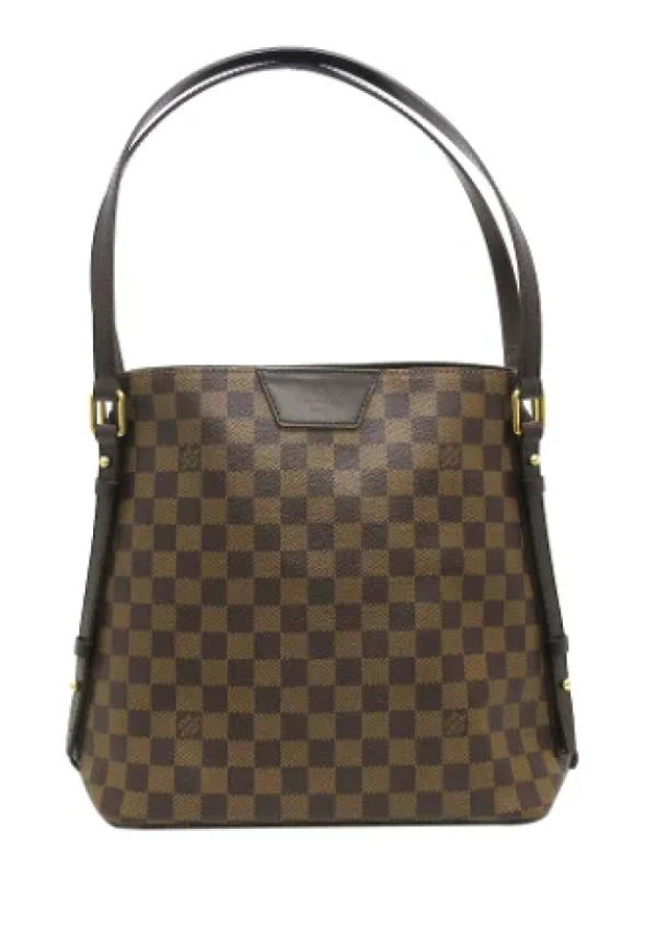 Louis Vuitton Vintage Pre-owned Canvas totevskor Brun, Dam