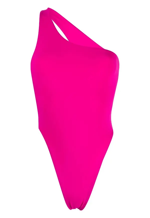 Louisa Ballou enaxlad baddräkt - Rosa