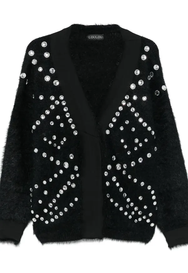 Loulou kofta med strass - Svart