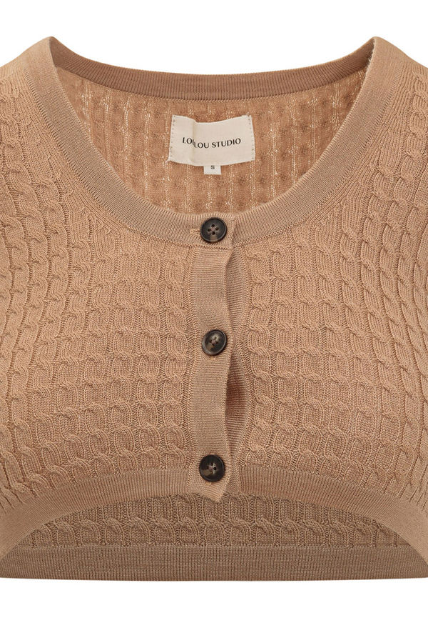 Loulou Studio - Västar - Beige - Dam - Storlek: M,S,Xs