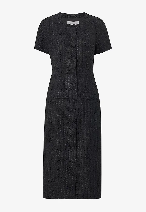 Love Lolina - Klänning Stassie Midi Dress - Svart