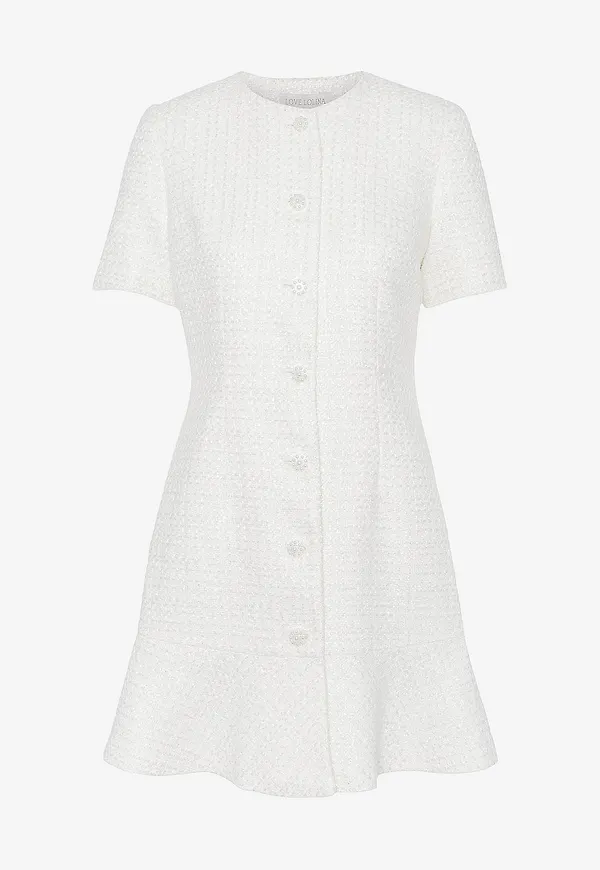 Love Lolina - Klänning Tilly Mini Dress - Vit