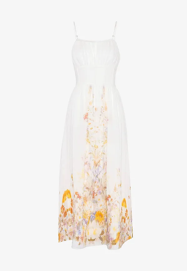 Love Lolina - Maxiklänning Bernadette Midi Dress - Vit