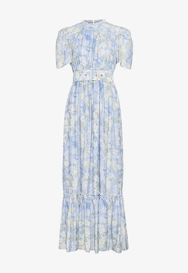 Love Lolina - Maxiklänning Sophie Puff Maxi Dress - Blå