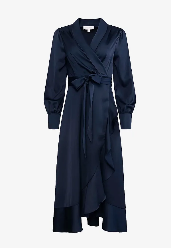 Love Lolina - Omlottklänning Iza Midi - Blå